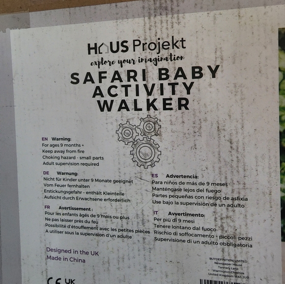 Hous Projekt Baby Activity Walker - Safari - Picture 2 of 4